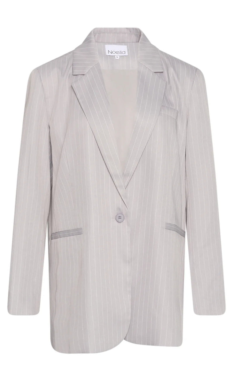 Noella Blazer - Bossy - Grey Pinstripe