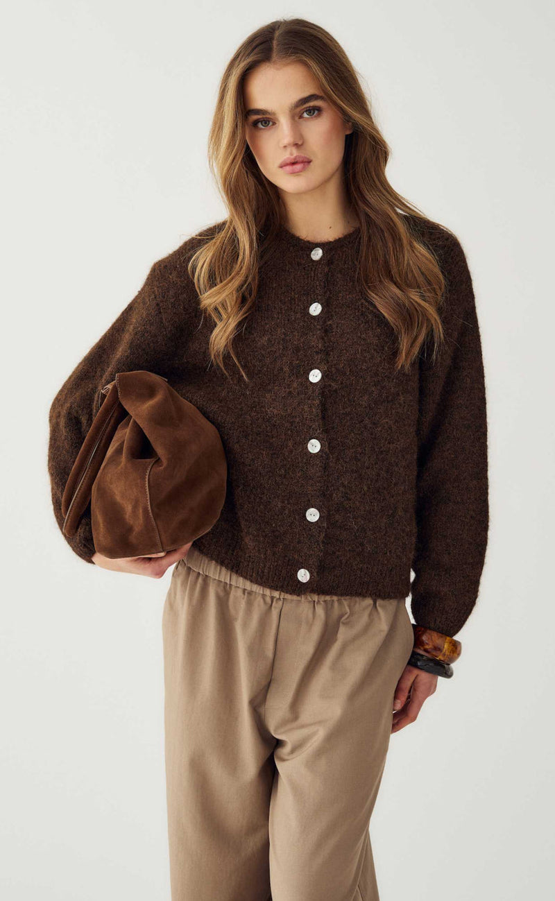Noella Cardigan - Mata - Chocolate