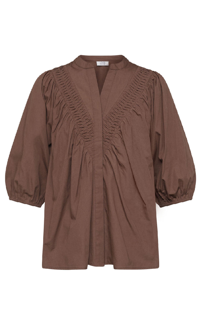 Love & Divine Bluse - Love1310 - Mocha