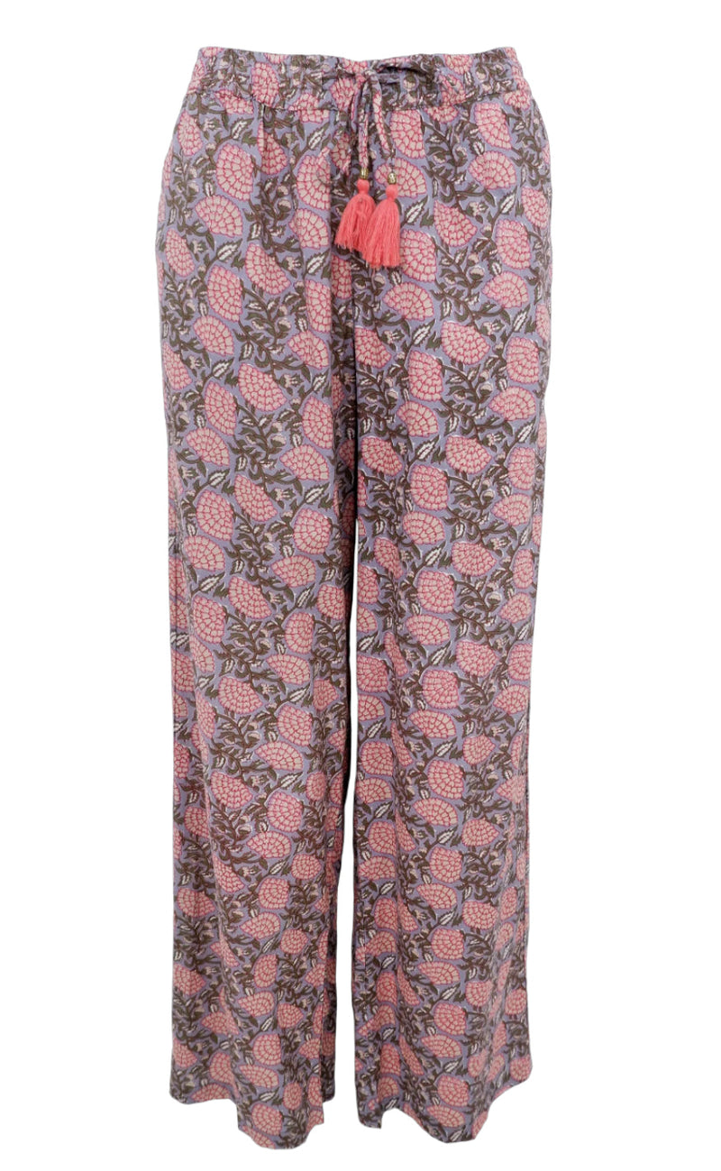 Black Colour Bukser - Flora - Grey Fanny