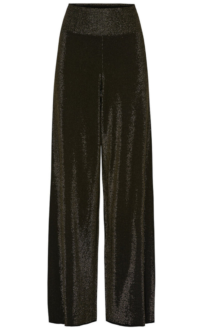 Tim & Simonsen Bukser - Las Vegas - Black/ Gold Glitter