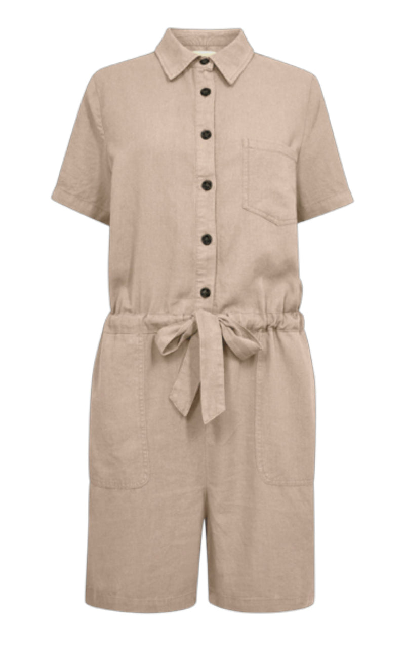 Freequent Jumpsuit - Lava - Sand Melange