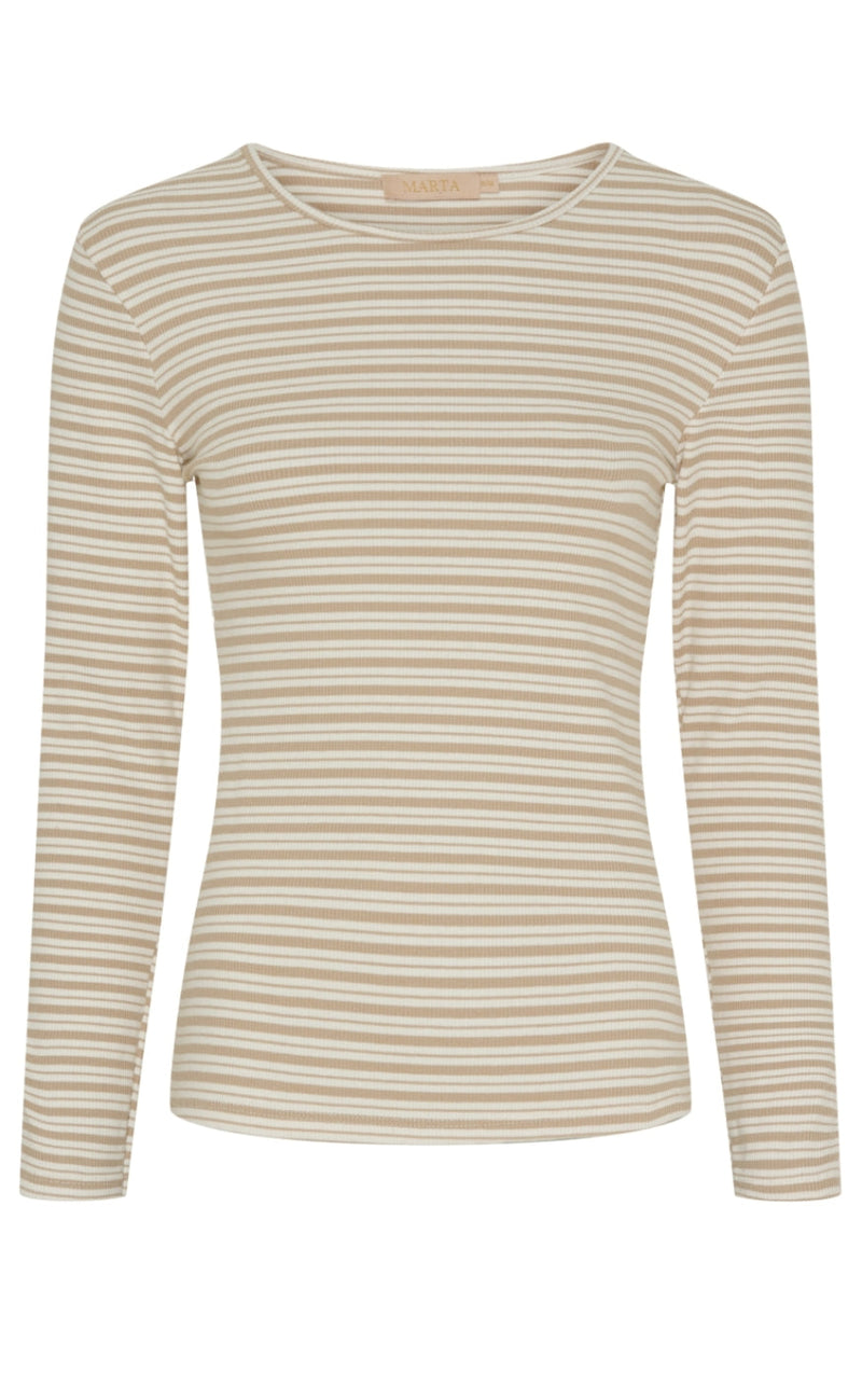 Marta Du Chateau Bluse - Christel 6452 - Beige/Cream