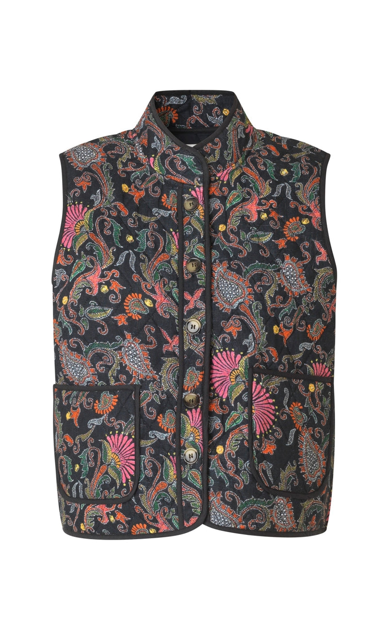 Lollys Laundry Vest - Cairo LL - Flower Print
