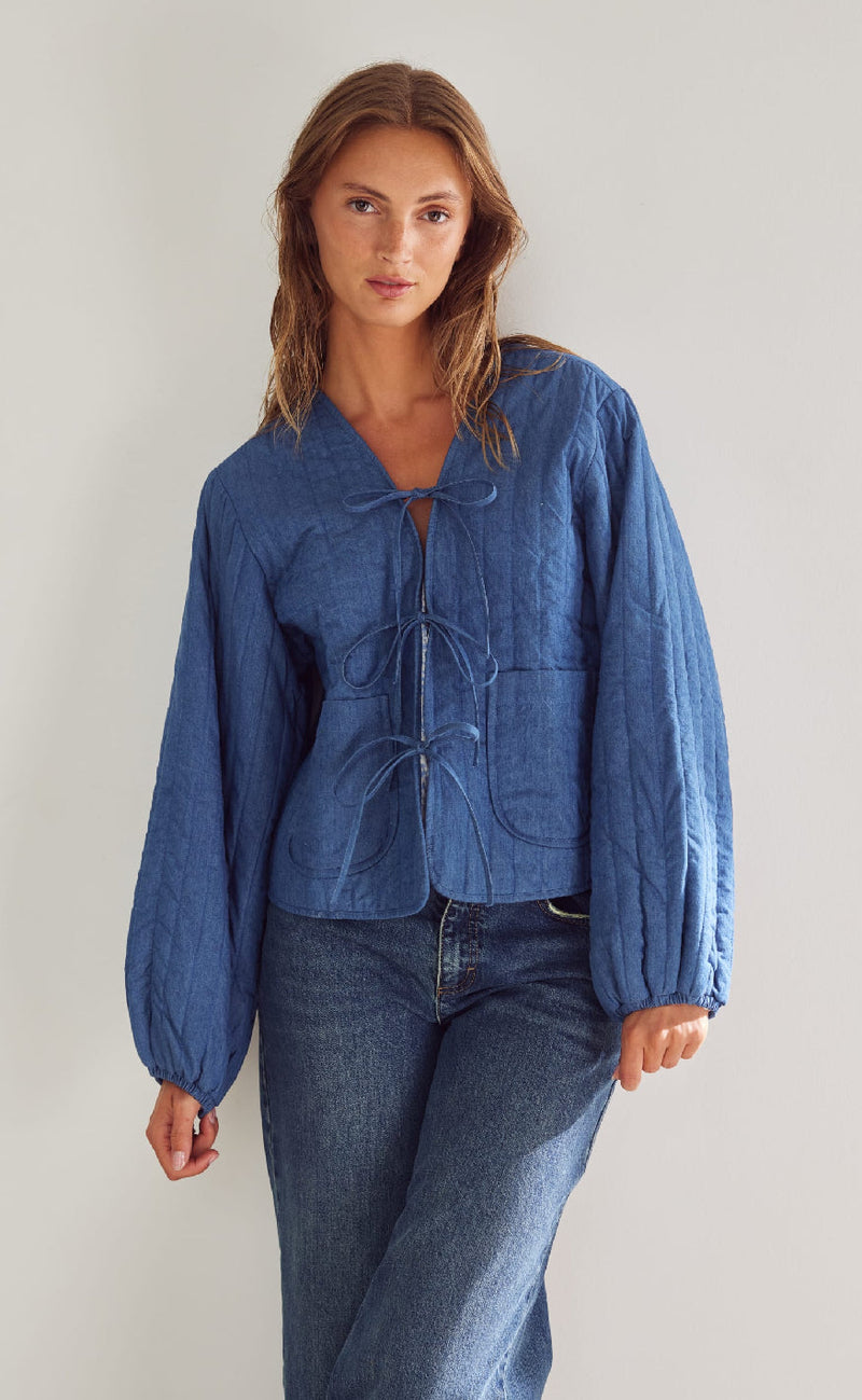 Noella - Lori - Calla Denim Print