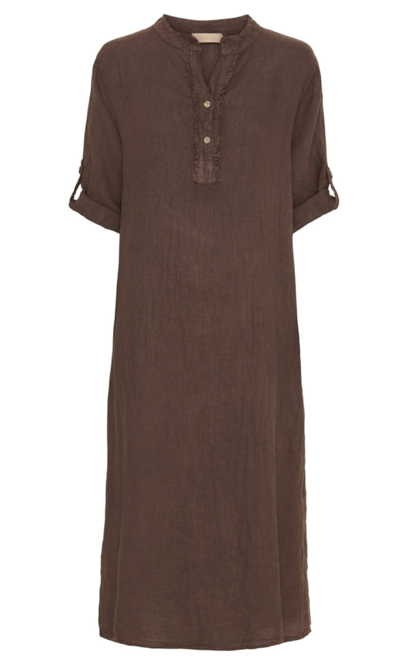 Marta Du Chateau Kjole - 94198 Camelia - Cold Brown