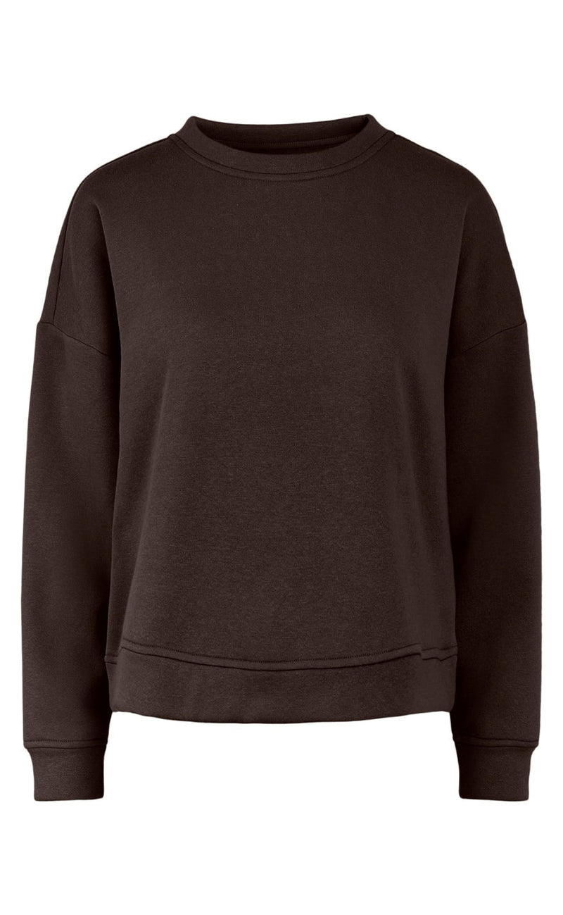 Pieces Sweatshirt - Chilli - Chicory Coffee