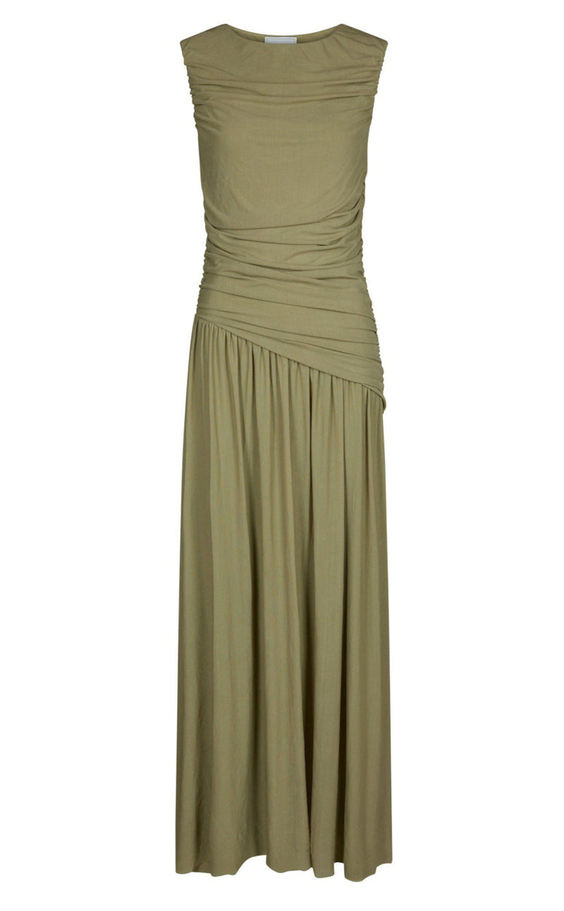 Neo Noir Kjole - Cludine Mesh - Sage Green