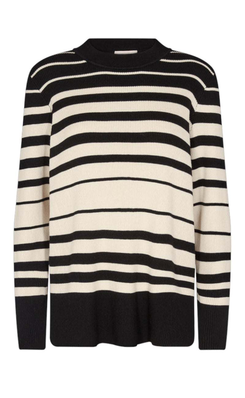 Freequent Pullover - Claudisse - Black W. Moonbeam