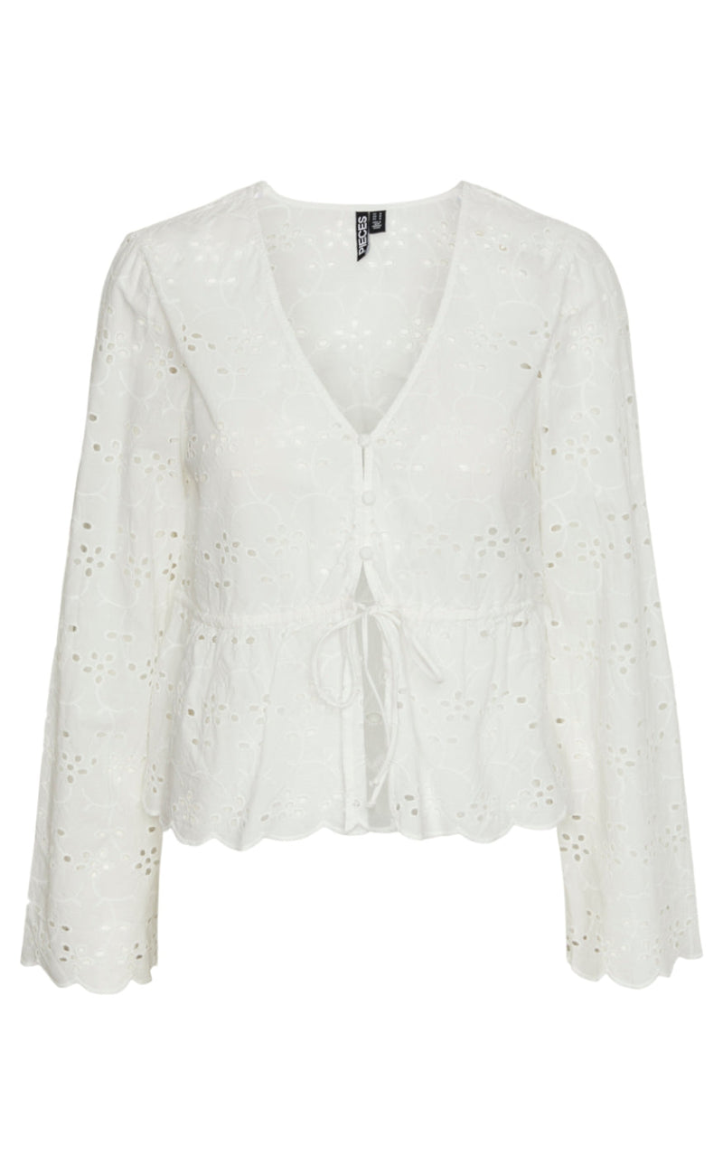 PIECES Topp - Armorine - Cloud Dancer
