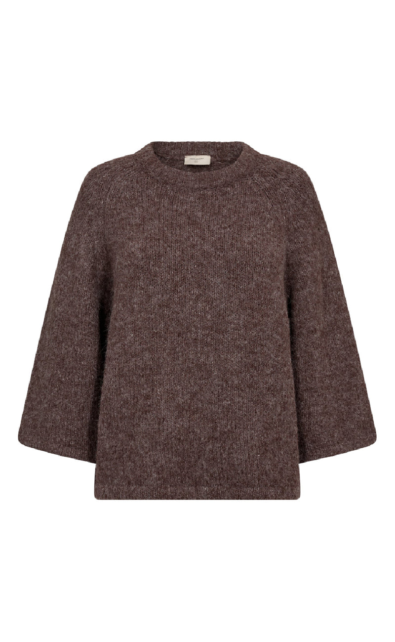 Freequent Pullover - Grslulu - Coffee Bean Melange
