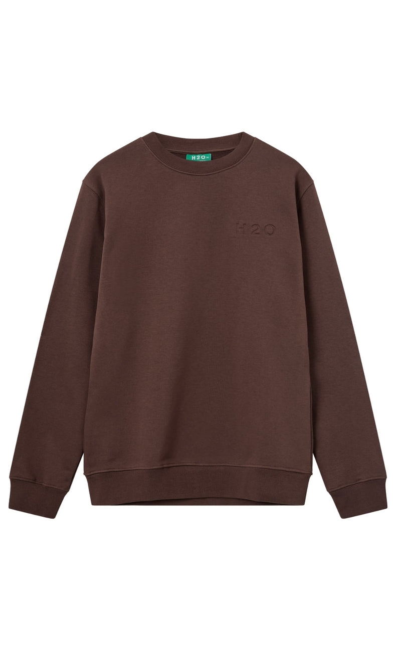 H2O Sweatshirt - Langø Sweat O'neck - Coffee