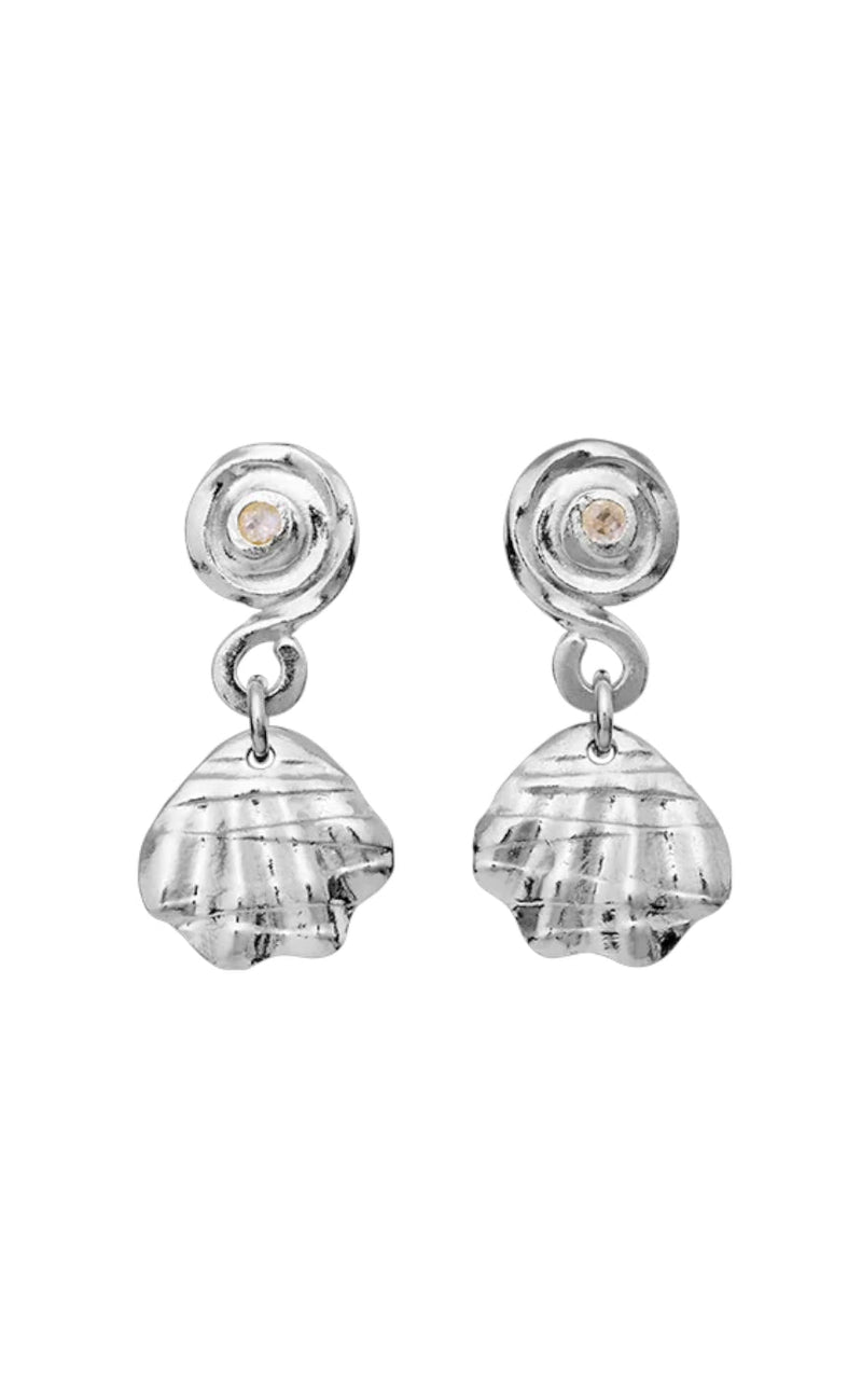 Maanesten Øreringer - Conca - Silver
