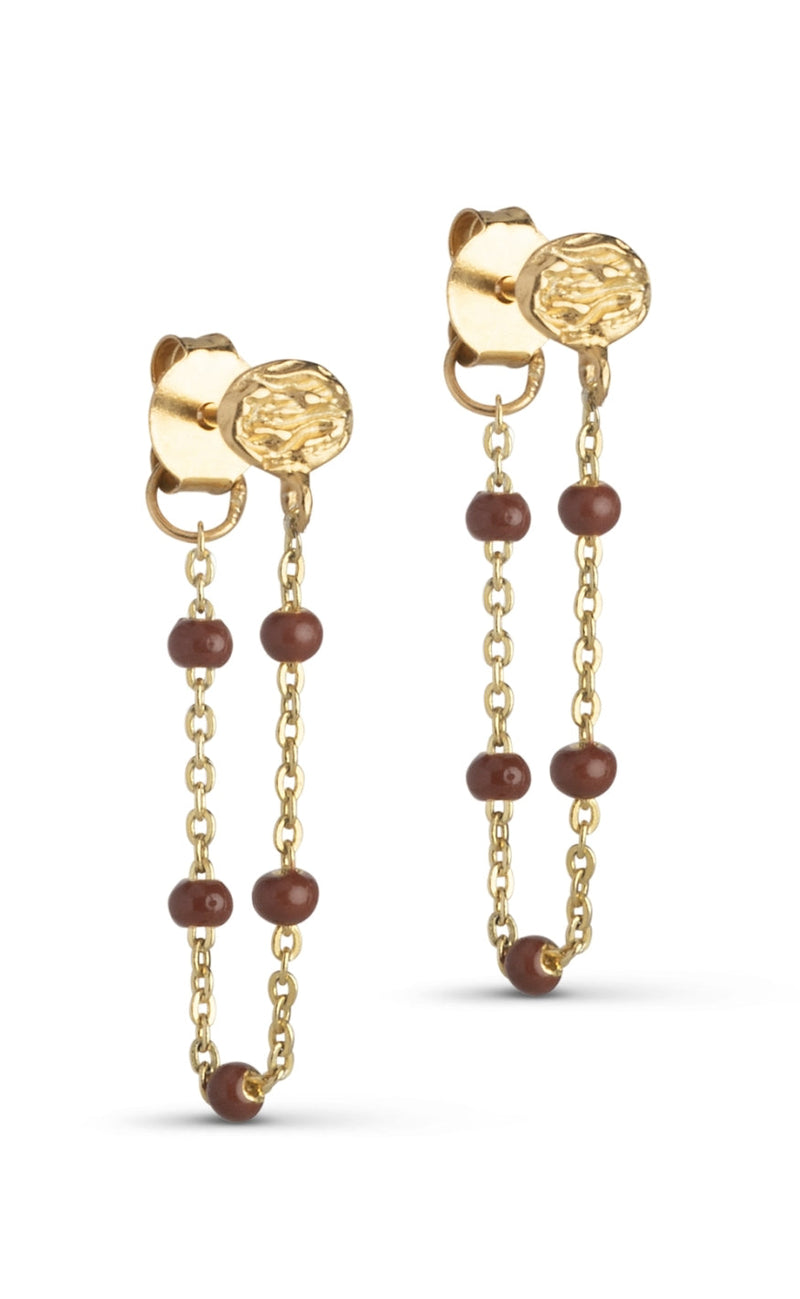 ENAMEL Copenhagen Øreringer - Lola - Copper