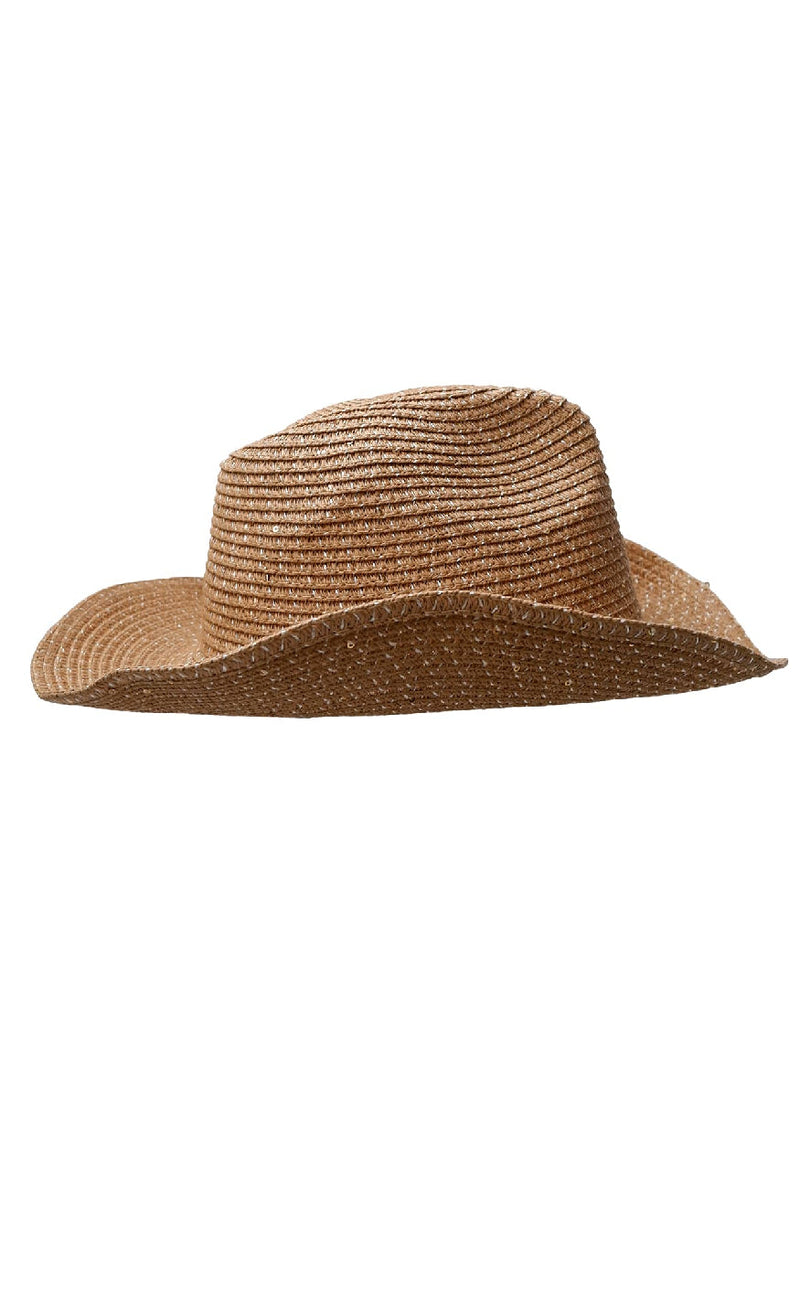 Black Colour Hatt - Sparkly - Lt. Denim Blue