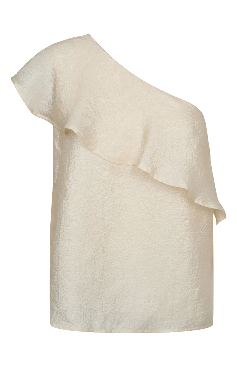 Liberte Topp - Rose Offshoulder - Creme