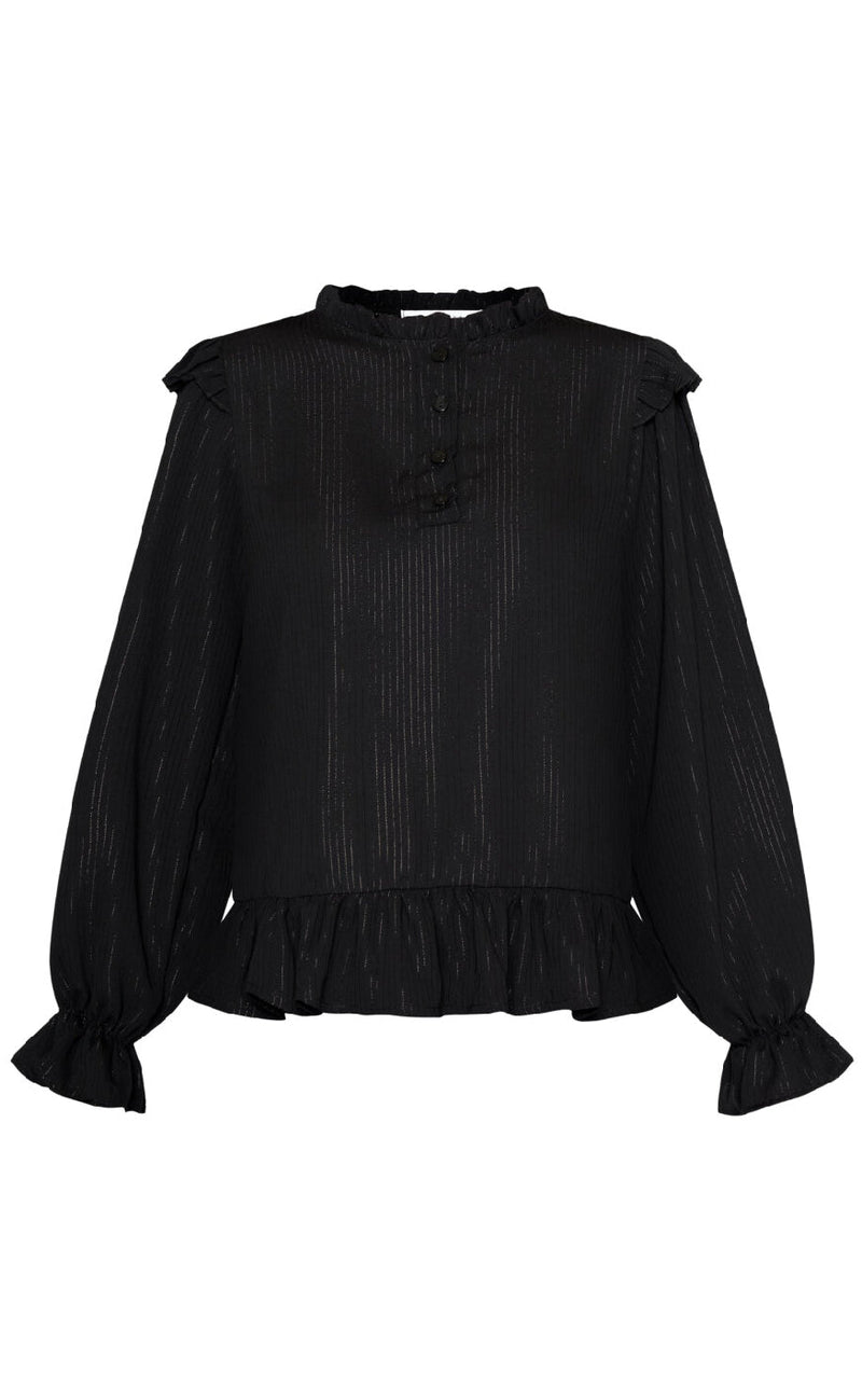 Sisters Point Skjorte - Disko-SH - Black/Black