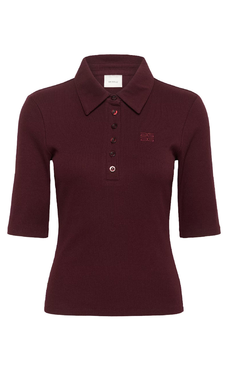 Gestuz Bluse - Drew Polo - Aronia
