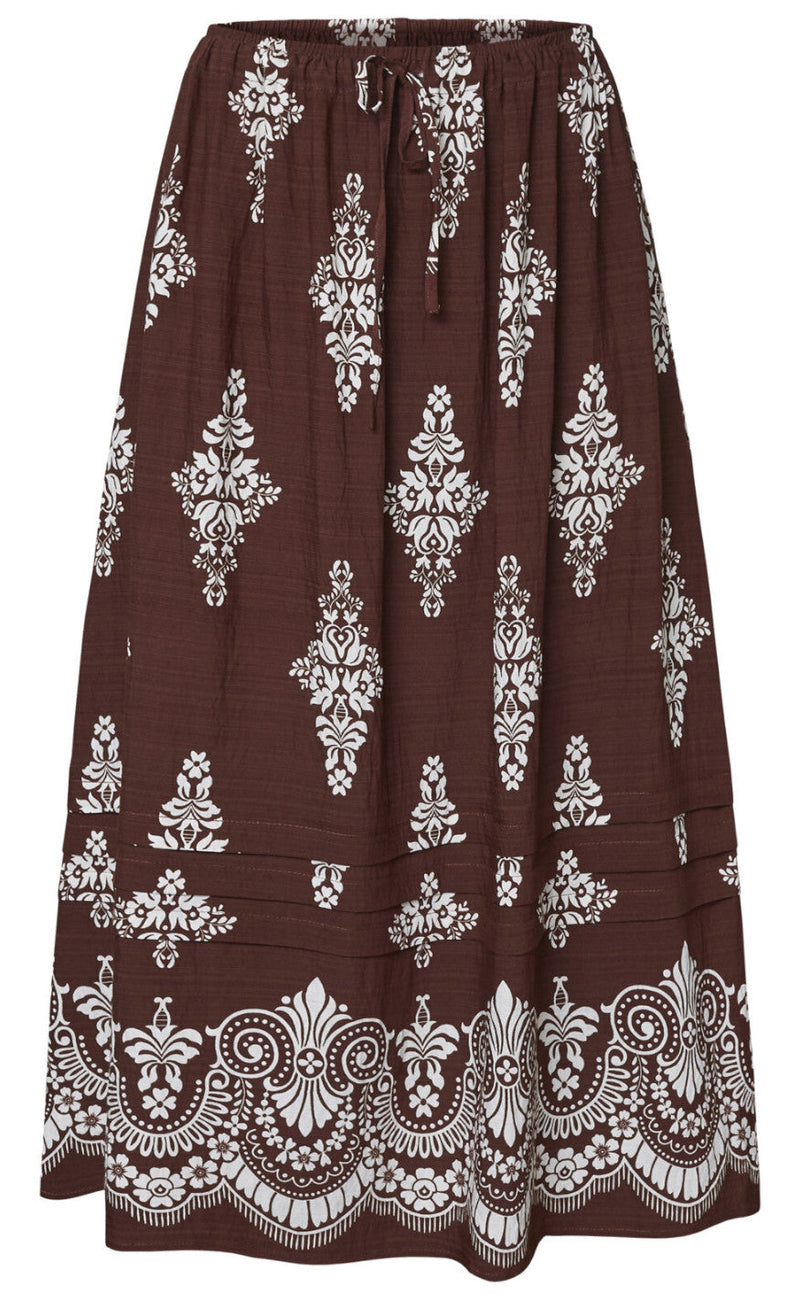 Love & Divine Skjørt - Love1369 - Brown/Paisley
