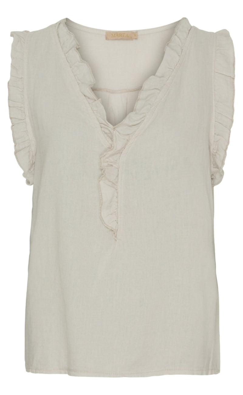 Marta Du Chateau Topp - 86312 Elke - Sabbia
