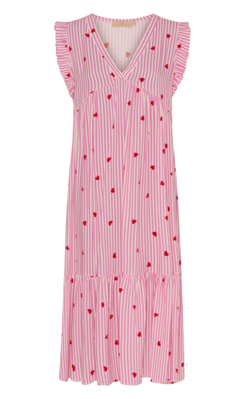 Marta Du Chateau Kjole - 5795 Elma - Fuxia Heart