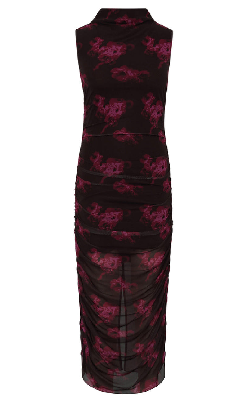 MbyM Kjole - Esthe-M - Dark Florella Print