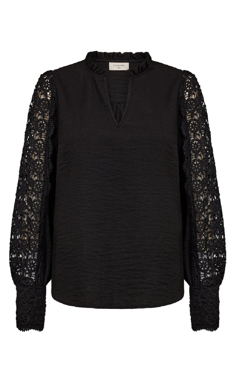 Freequent Bluse - Essa - Black