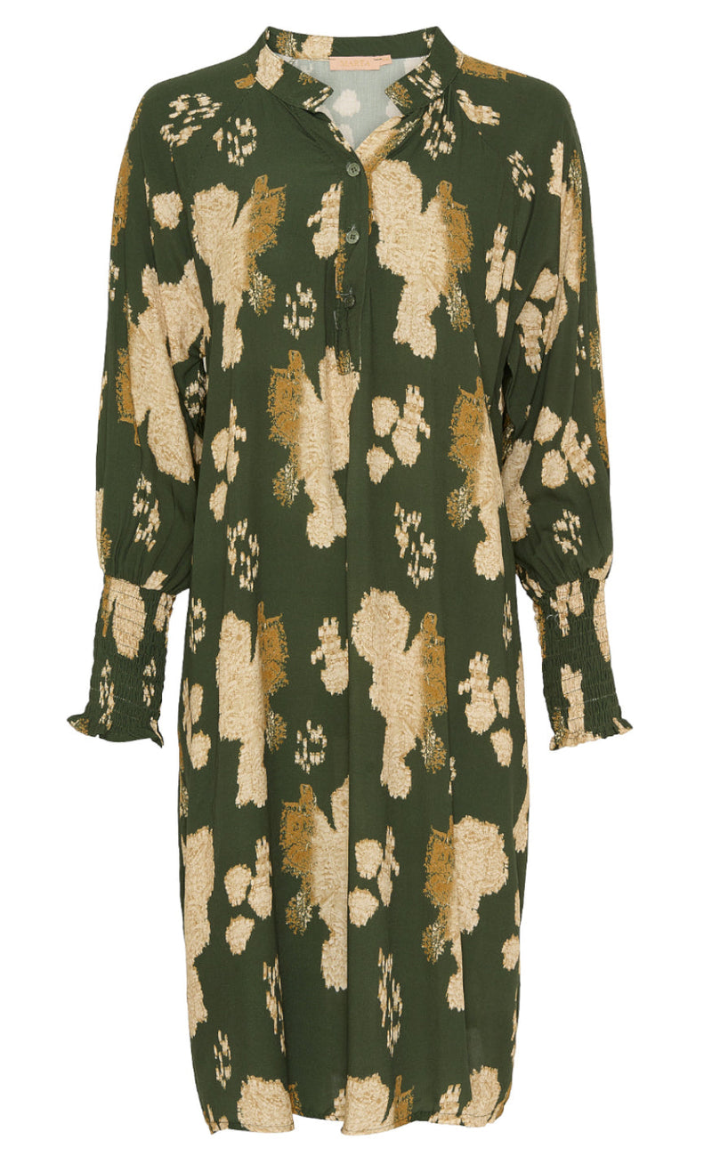 Marta Du Chateau Kjole - 5378 Eva - Military 3320