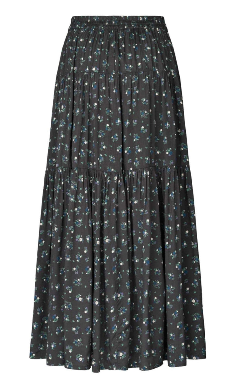 Lollys Laundry Skjørt - Sunset - Washed Black