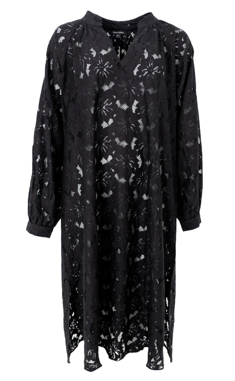 Black Colour Kjole - Nelly Flower - Black