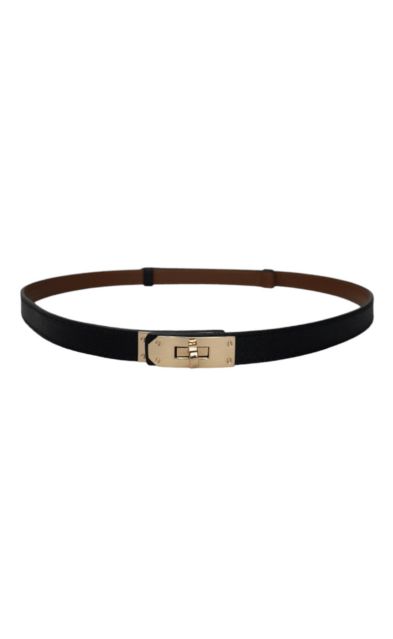 Black Colour Belte - Sharon - Black