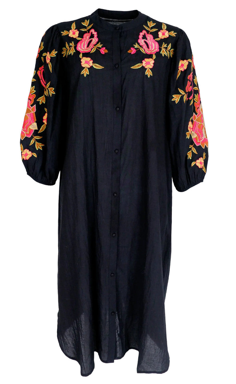 Black Colour Kjole - Naja Tunic - Black