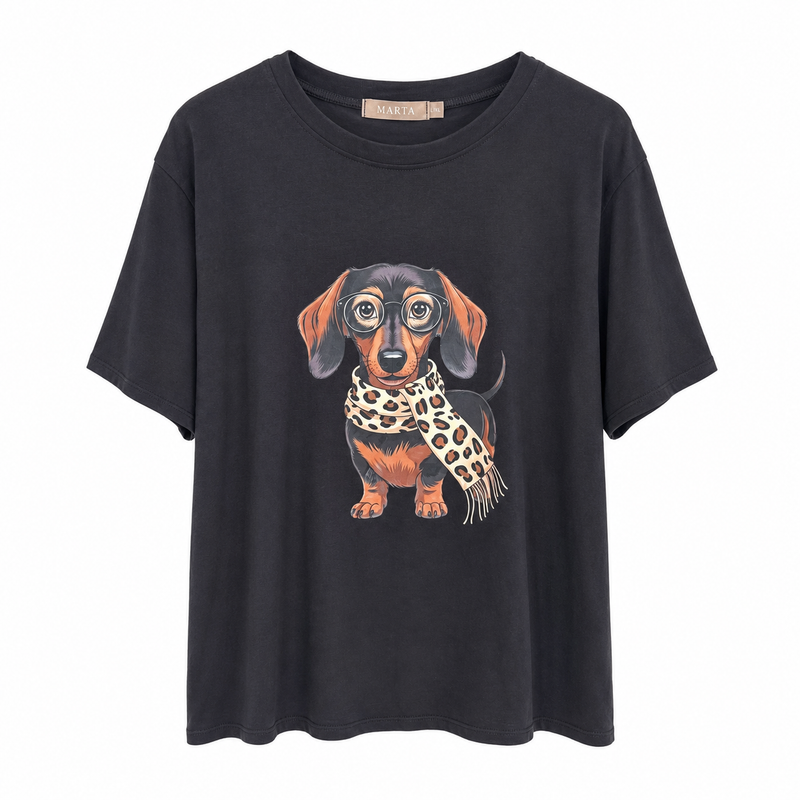 Marta Du Chateau T-shirt - Inge - Black Dog