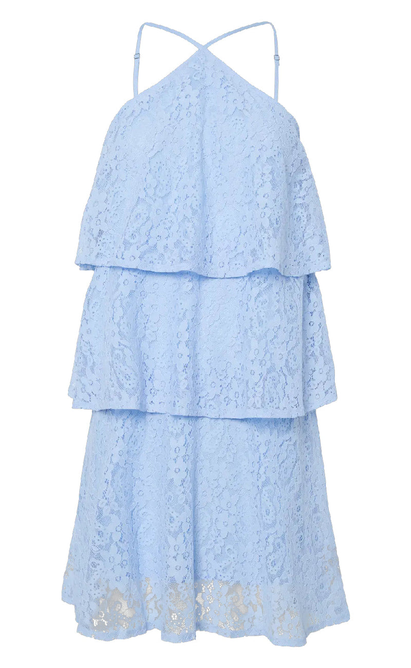 Pieces Kjole - Fenda - Cashmere Blue