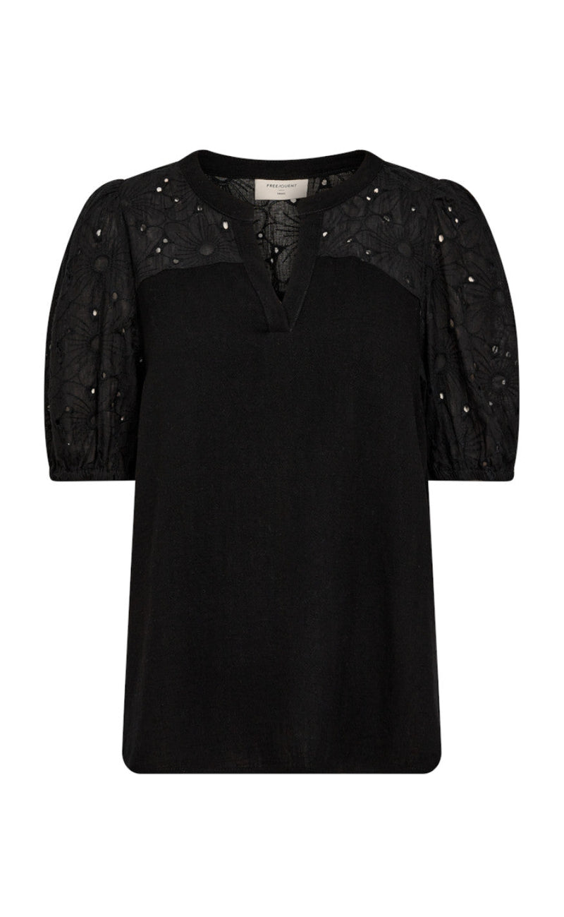 Freequent Bluse - Lara - Black