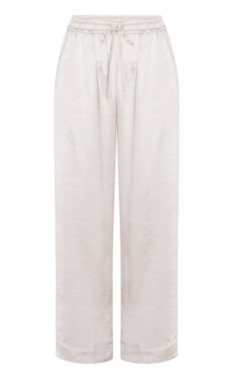 Karmamia Copenhagen Bukser - Garcia - Ivory Rich Satin
