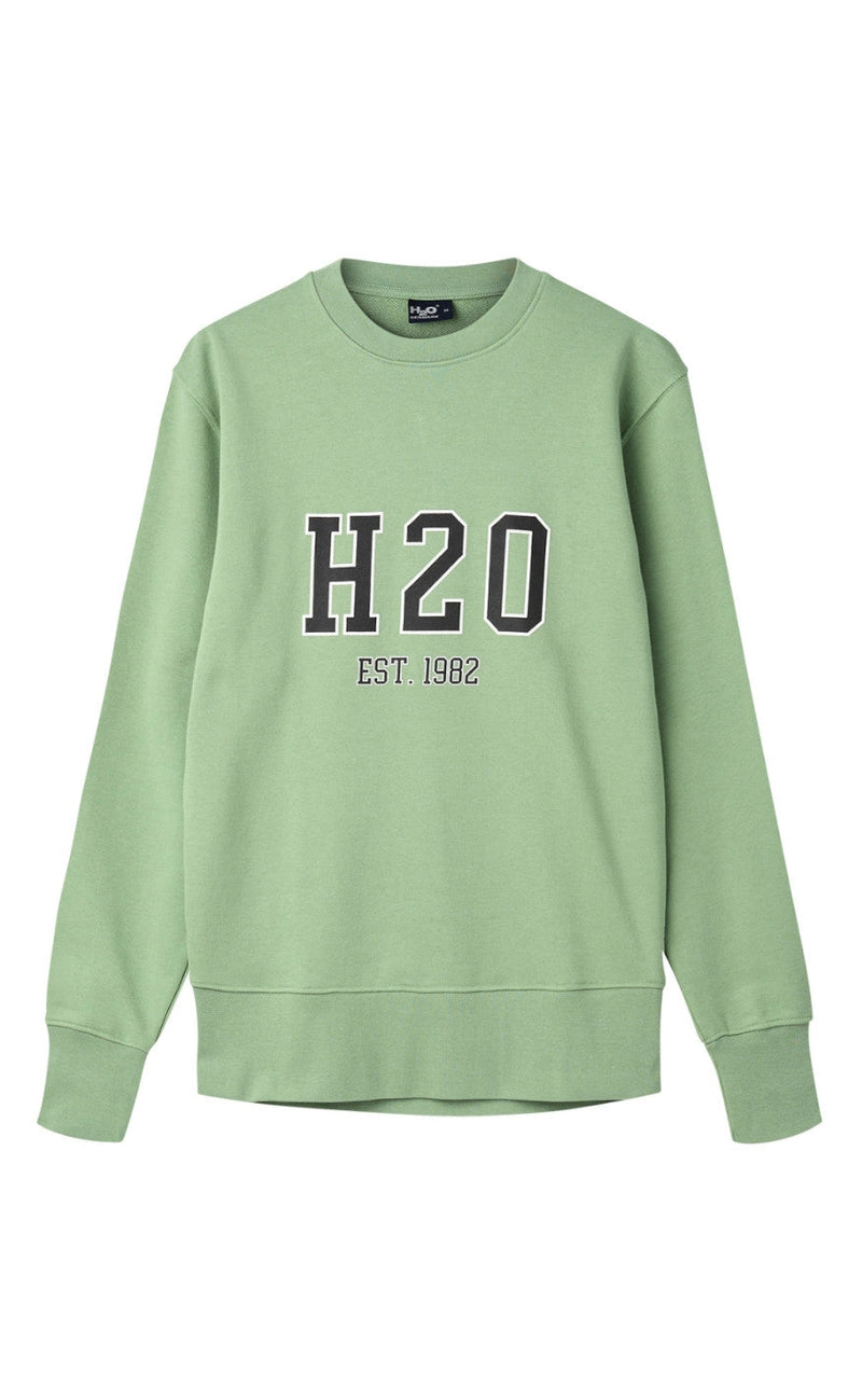 H2O Sweater - Collage Sweat O'Neck - Sea Grass