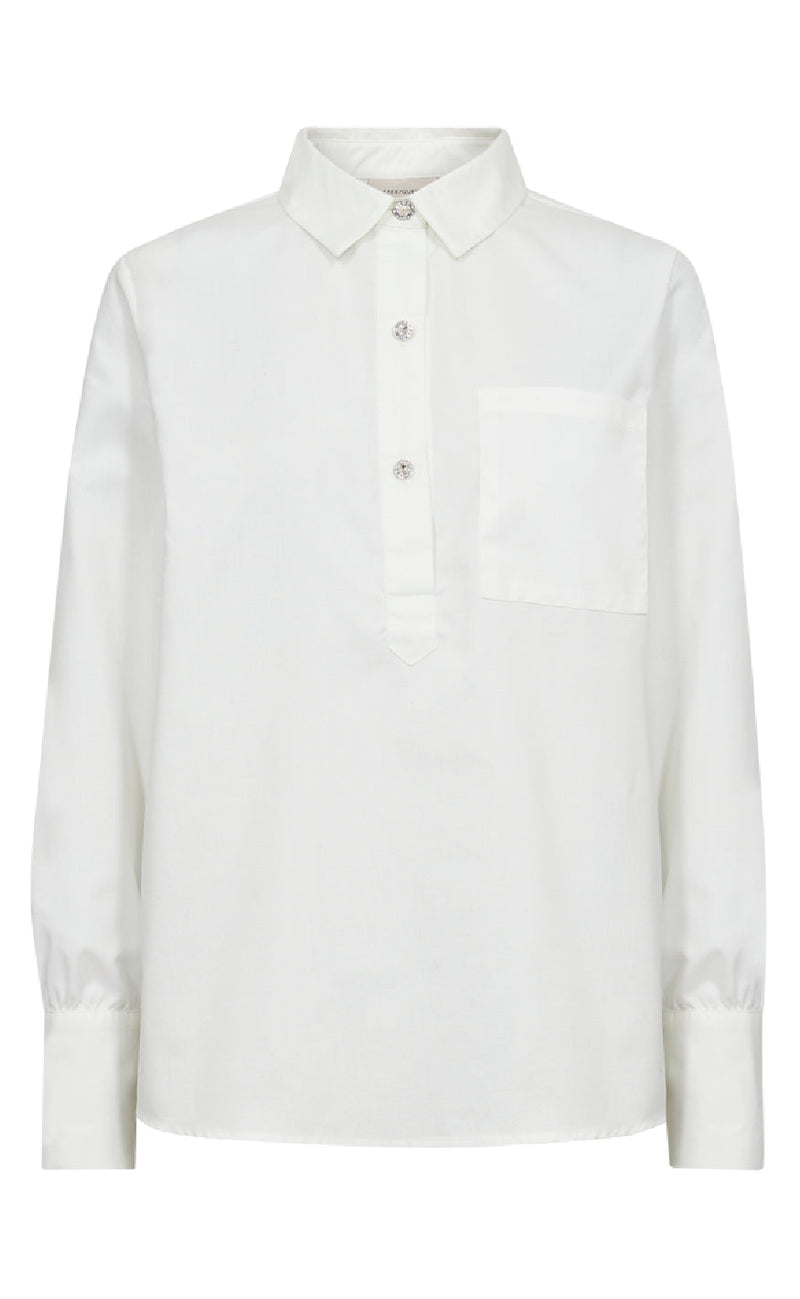Freequent Skjorte - Flynn -SH - Off-white