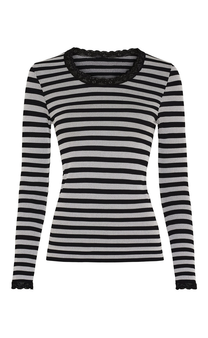 Tim & Simonsen Bluse - Isa Frida - Nero/Bianco