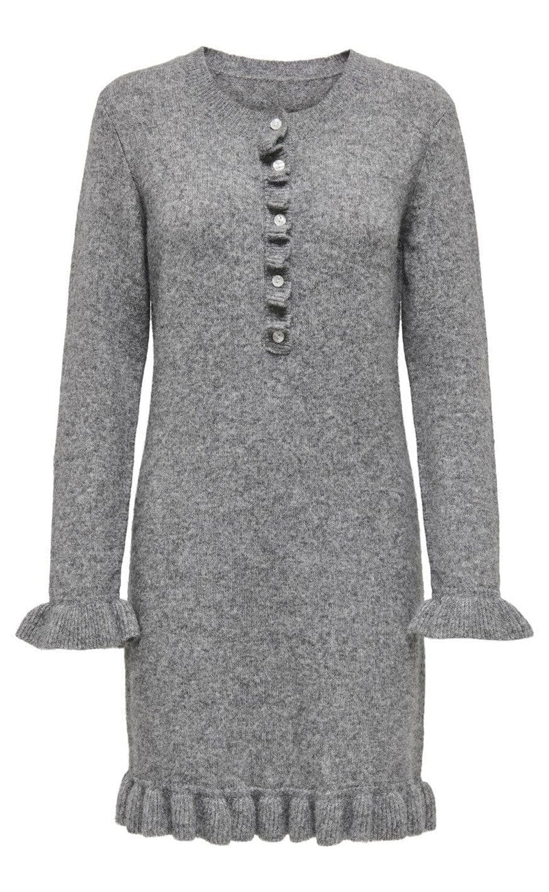 ONLY Kjole - Merla - Medium Grey Melange