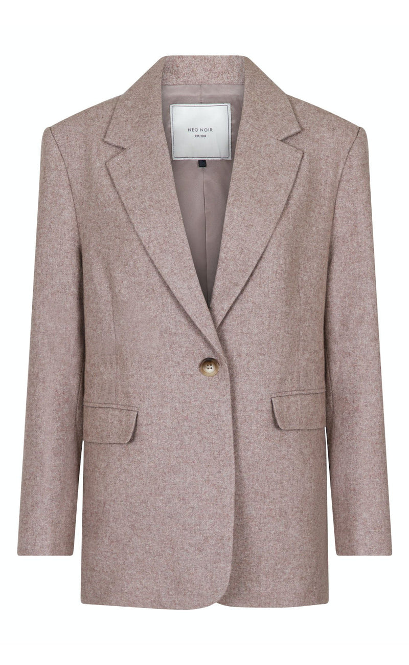 Neo Noir Blazer - Gaby Structure - Sand Melange