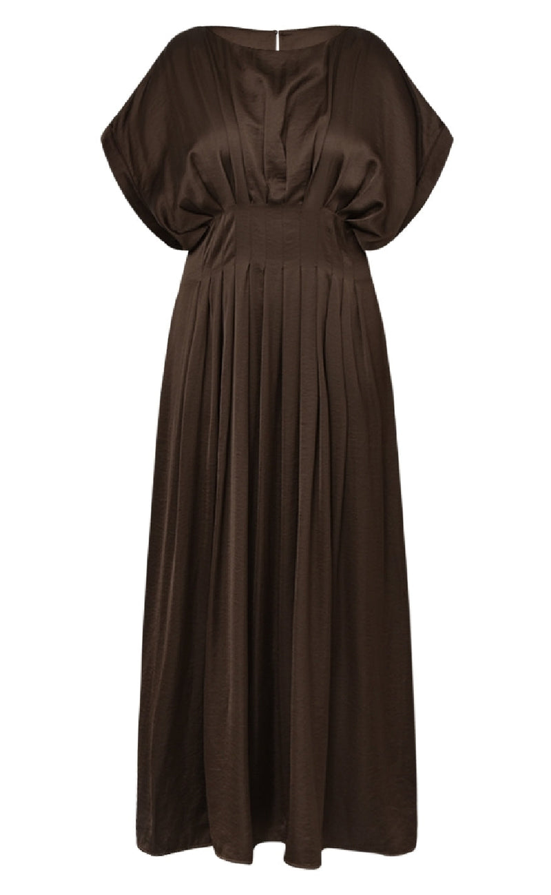 Gossia Kjole - Berbell - Choko Brown