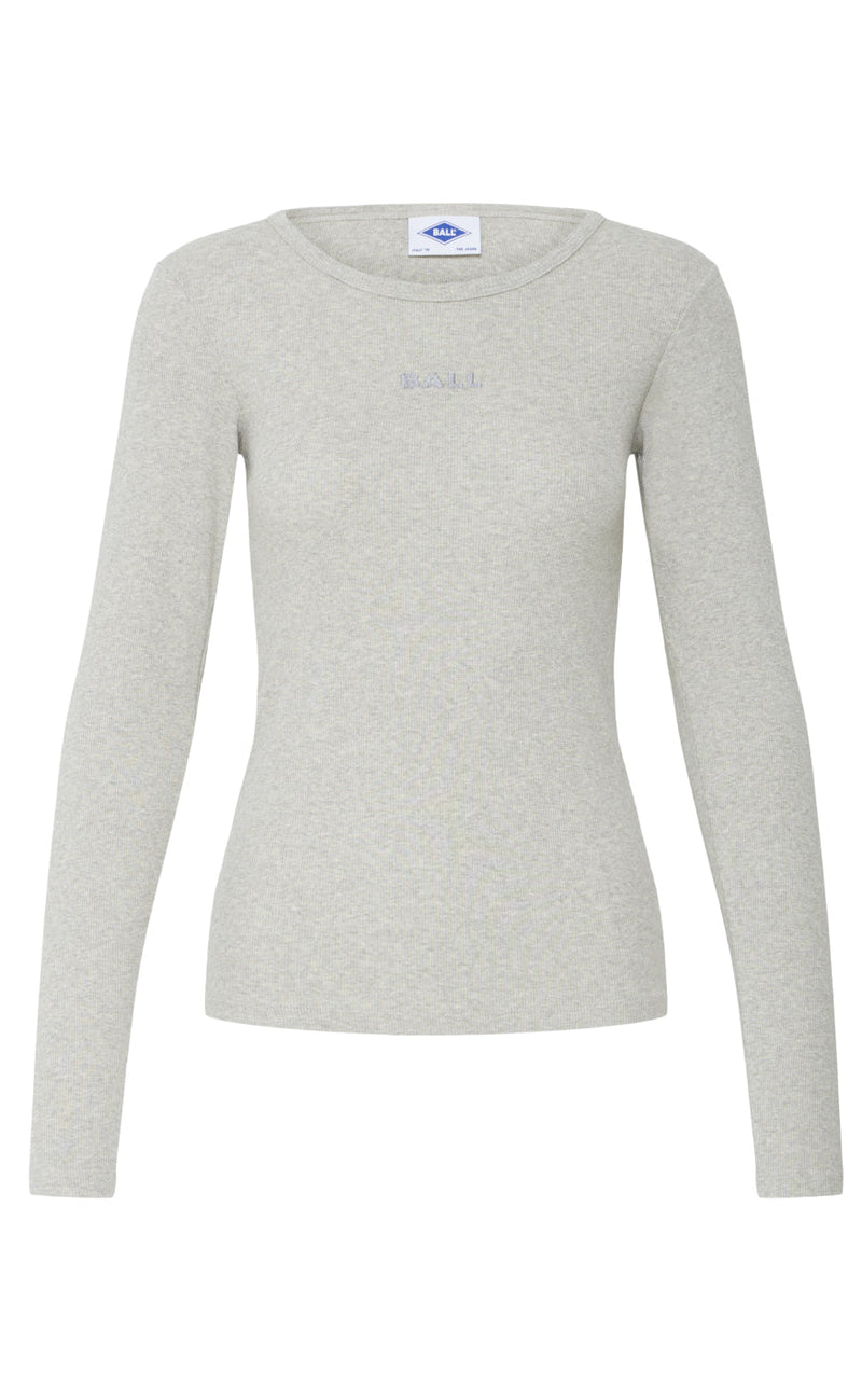 BALL Original Bluse - Tobelli - Medium Gray Melange