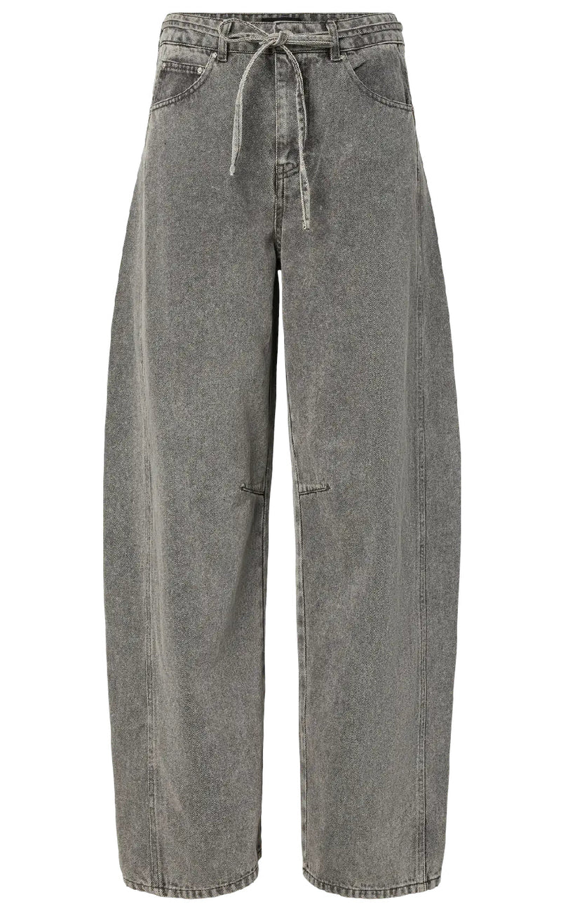 Pieces Bukser - Fenna - Grey Denim