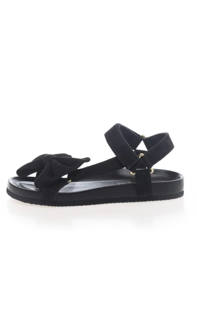Copenhagen Shoes Sandaler By Josefine Valentin - Sky And Diamonds Suede - Black