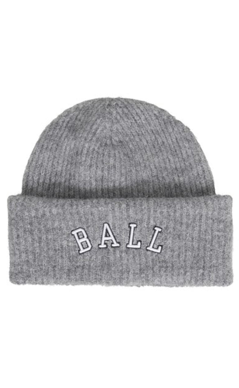 Ball Beanie - Otilia - Grey