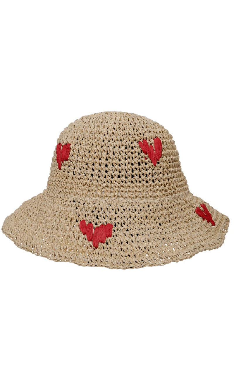Black Colour Hatt - Maui Straw - Nature