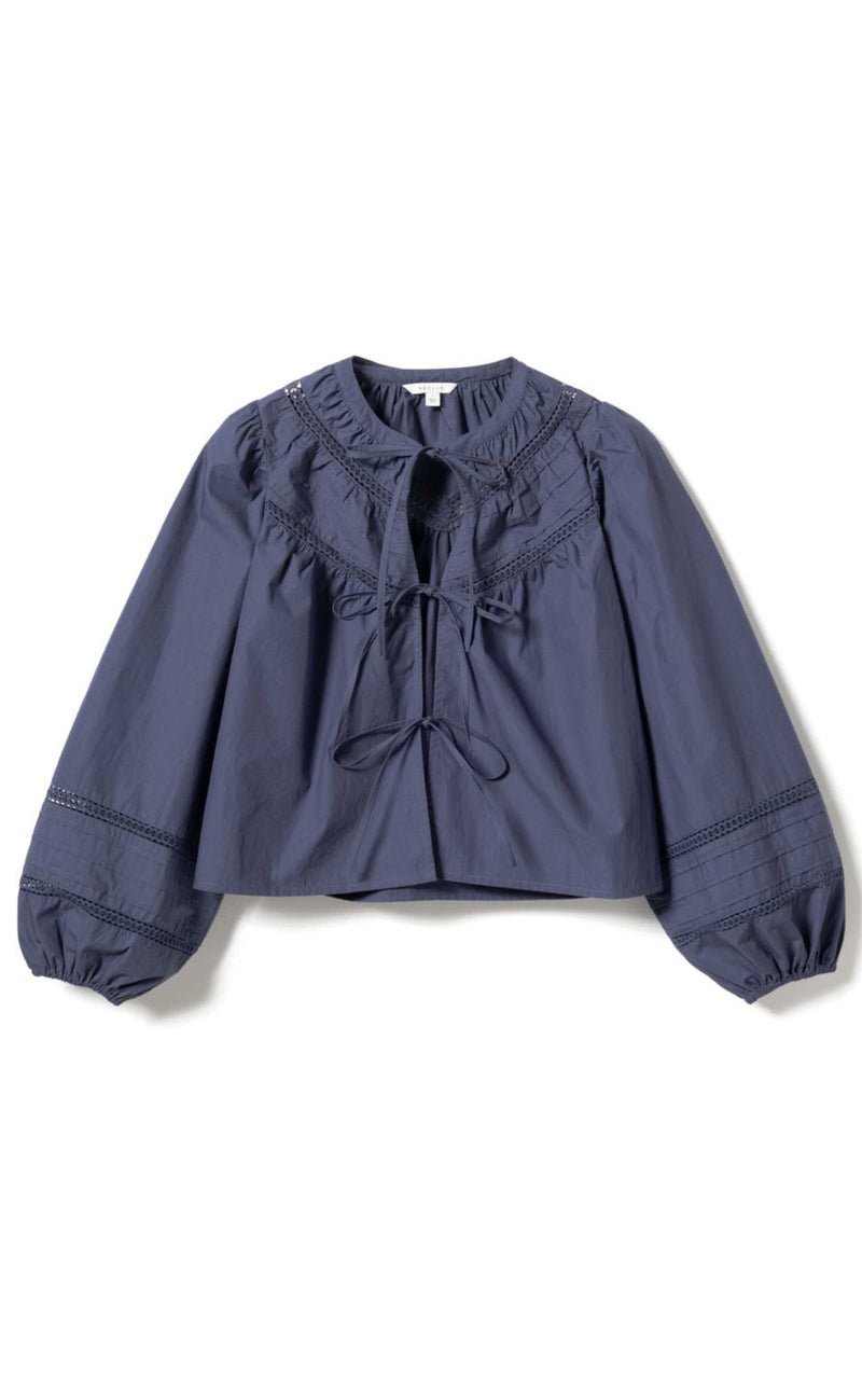 Noella Bluse - Maceline - Dusty Blue