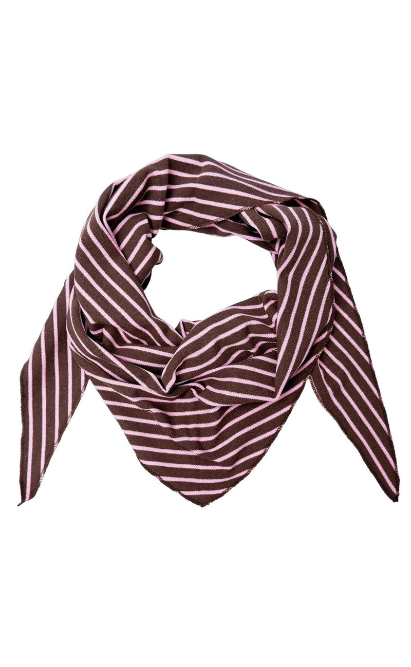 Black Colour Skjerf - Sailor - Coffee