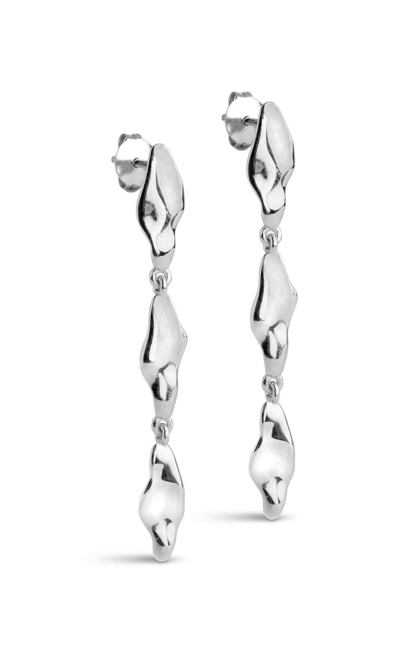 ENAMEL Copenhagen Øreringer - India Medium - Silver Colour